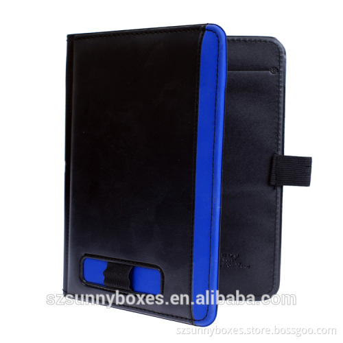 Soft Leather Padded Carrying Note Pad Portfolio Folder